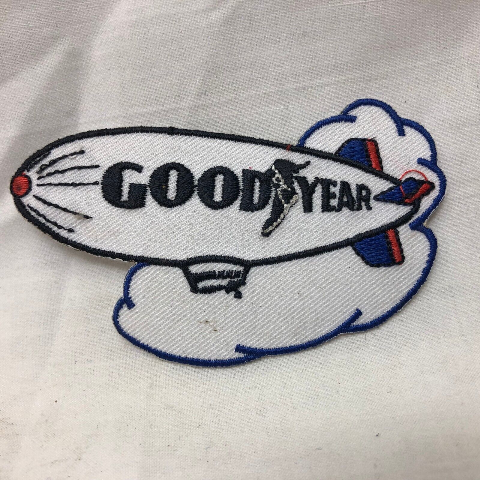 Vintage GOODYEAR Blimp Airship Dirigible Embroidered Patch