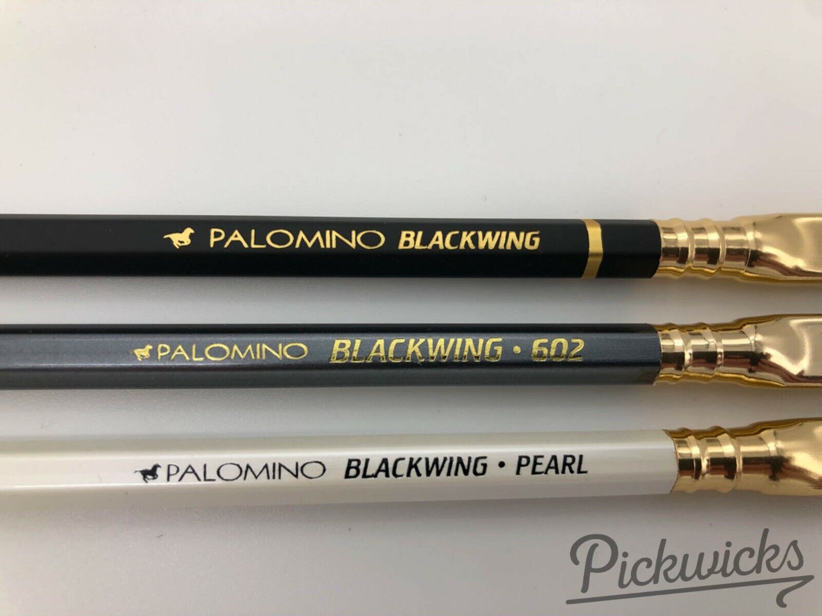 3 Rare Pencils - Retired Palomino Blackwing Original, Pearl, 602 w/ Horse Logo