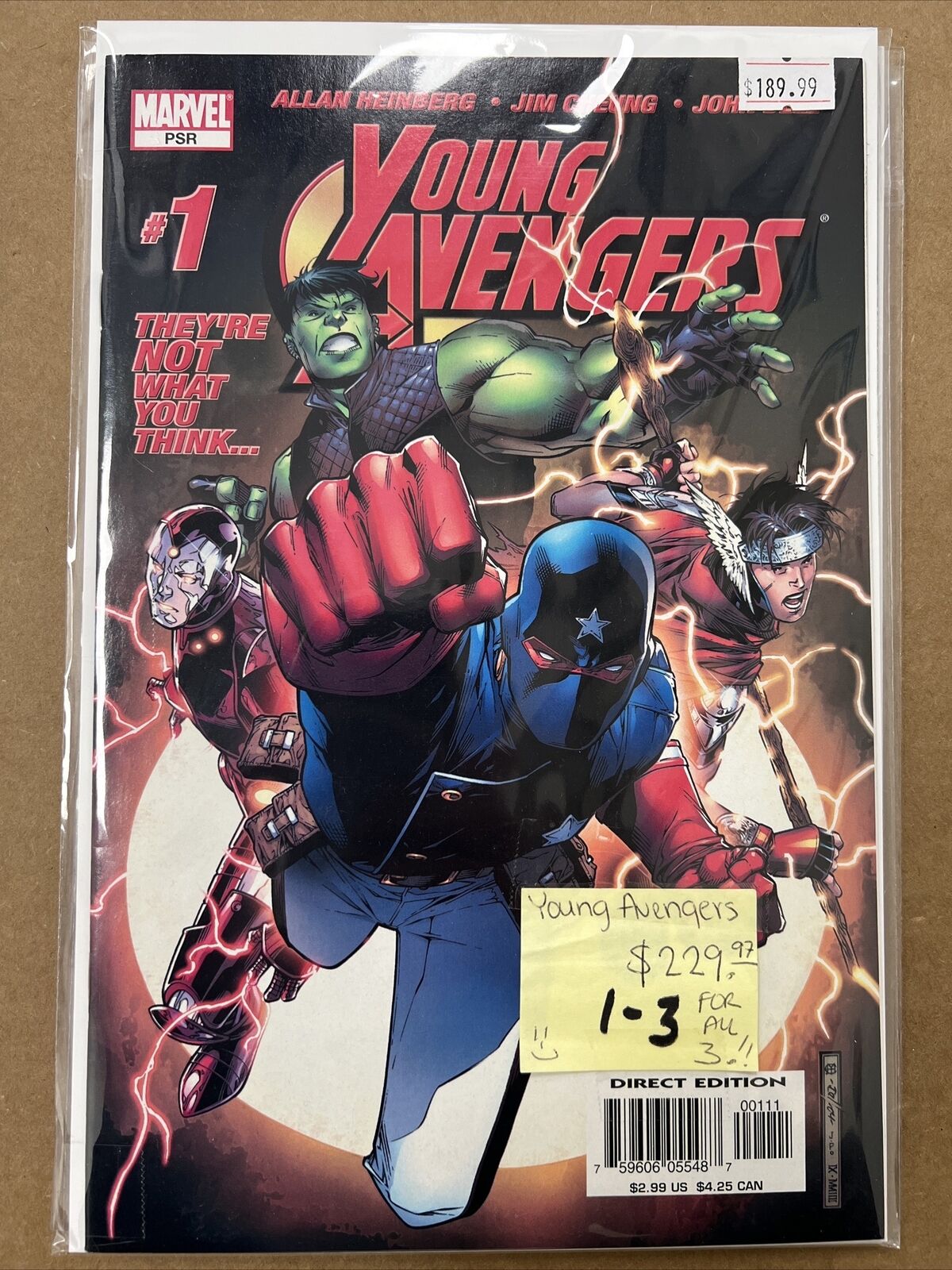 Young Avengers #1-3 NM- 1st Appearance of Young Avengers Marvel 2005 - 3 ISSUES