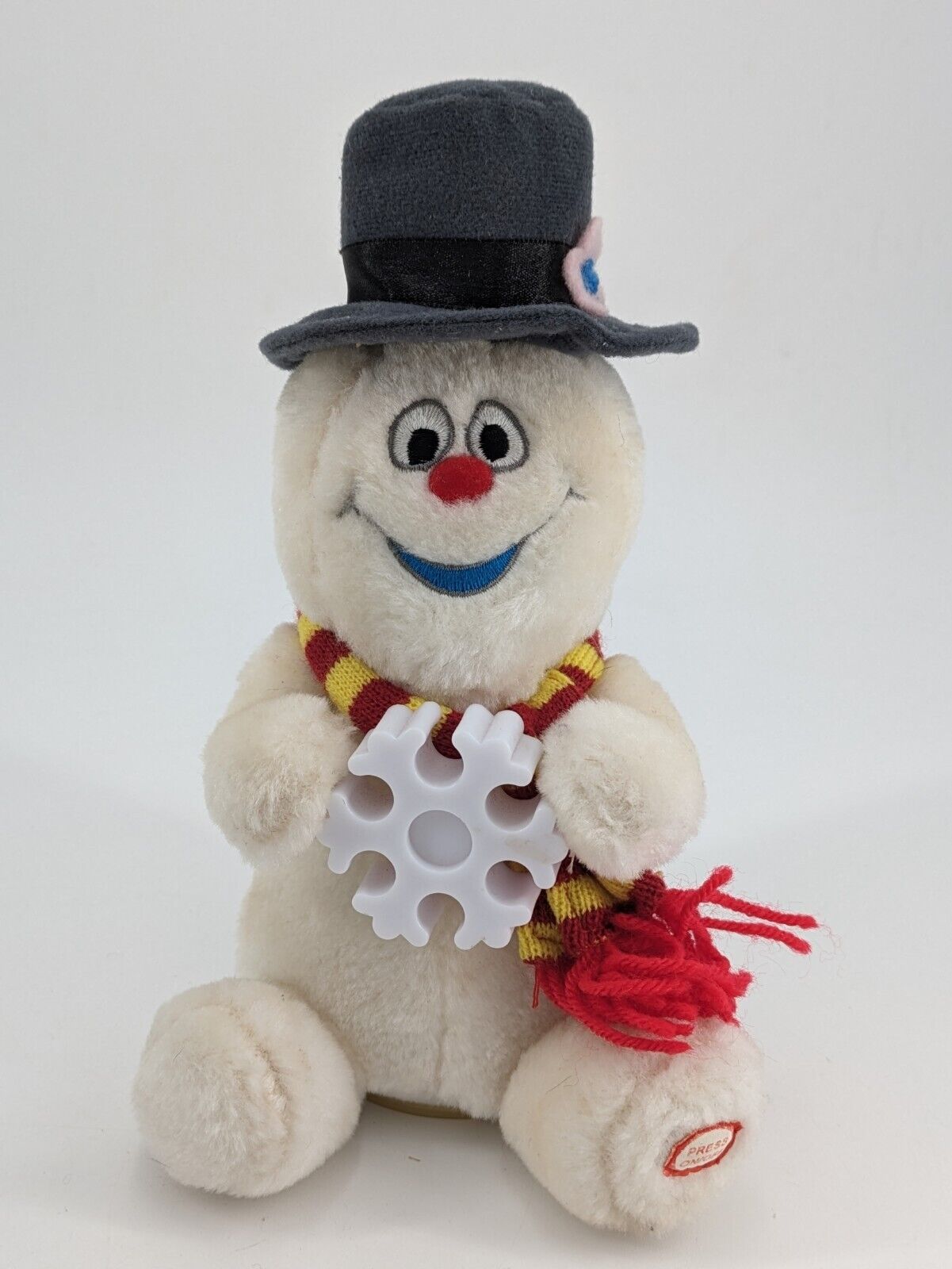 Gemmy Frosty the Snowman Electronic Singing Musical Plush Holding Snowflake 2011