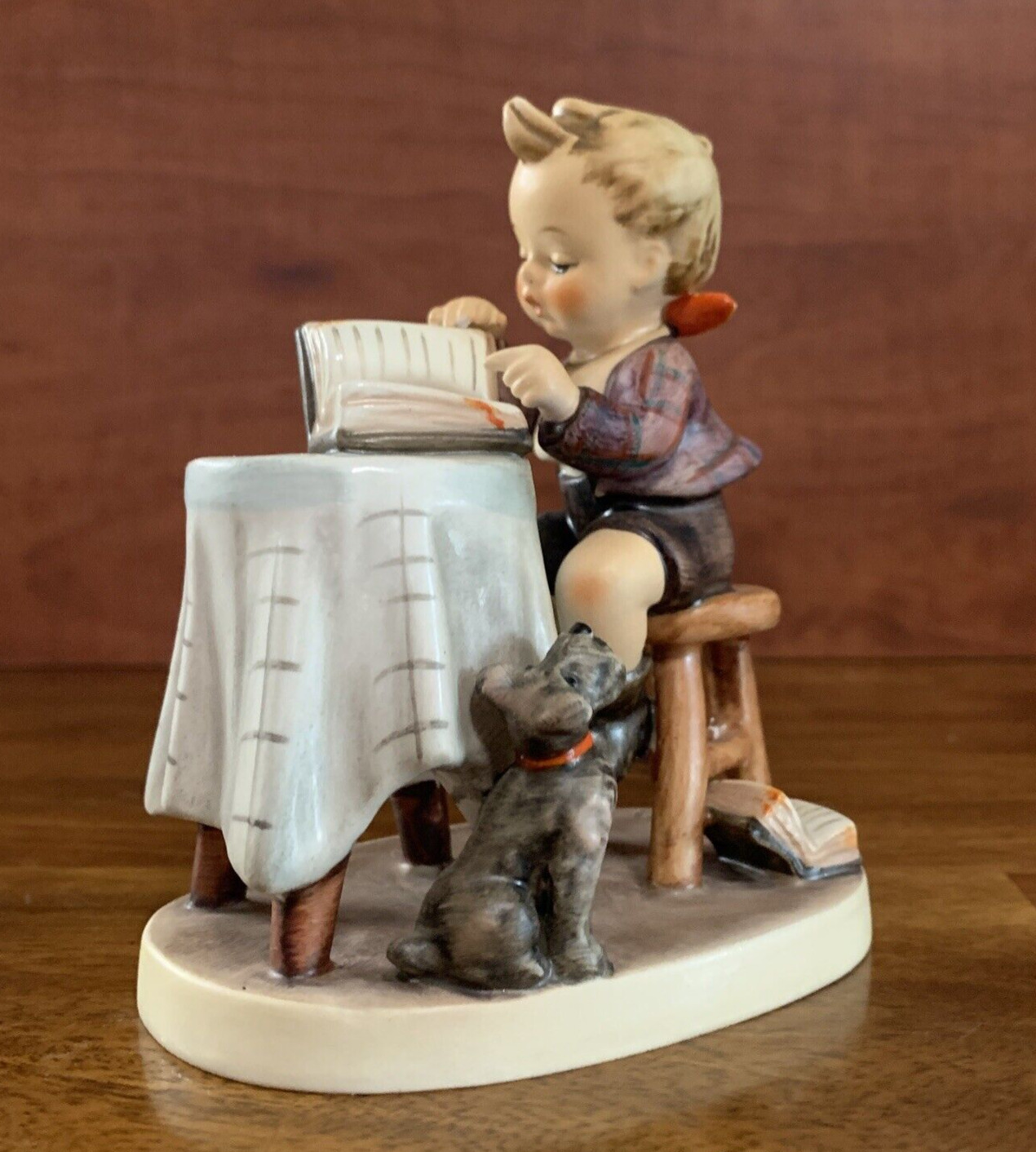 Vintage Goebel Little Bookkeeper Porcelain Figurine #30 W. Germany