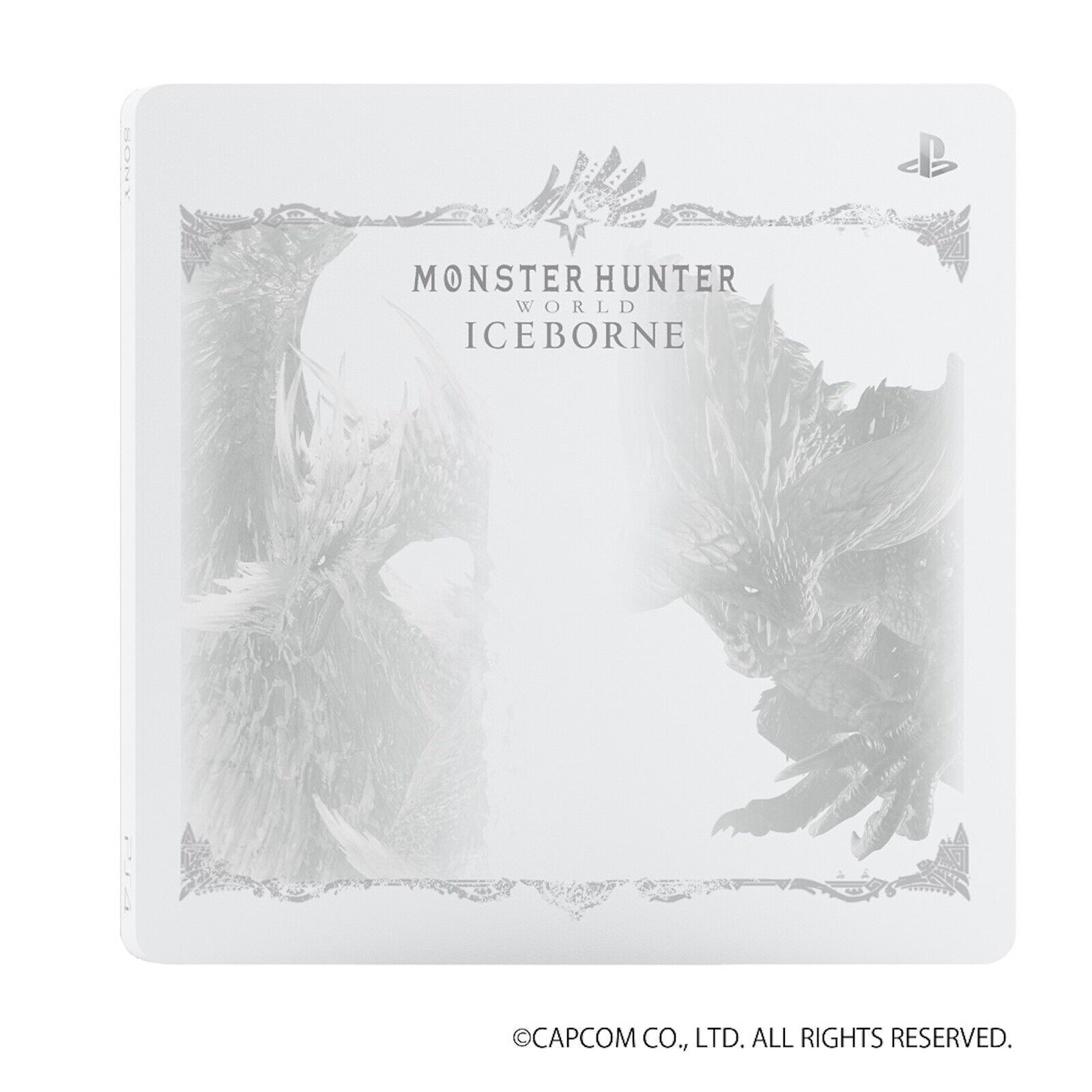 SONY PS4 MONSTER HUNTER WORLD ICEBORNE EDITION Top cover White ver. NEW Japan 