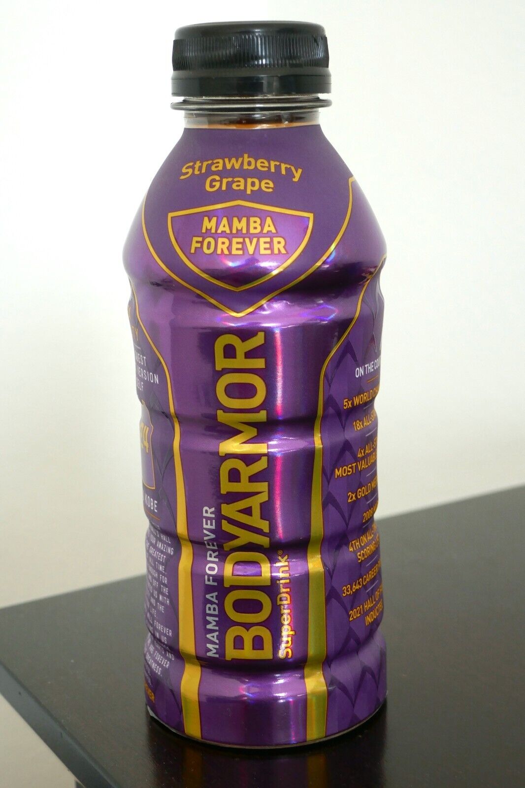 Mamba Forever Kobe Bryant BodyArmor Drink - HOF Edition Bottle 05.15.21 Lakers