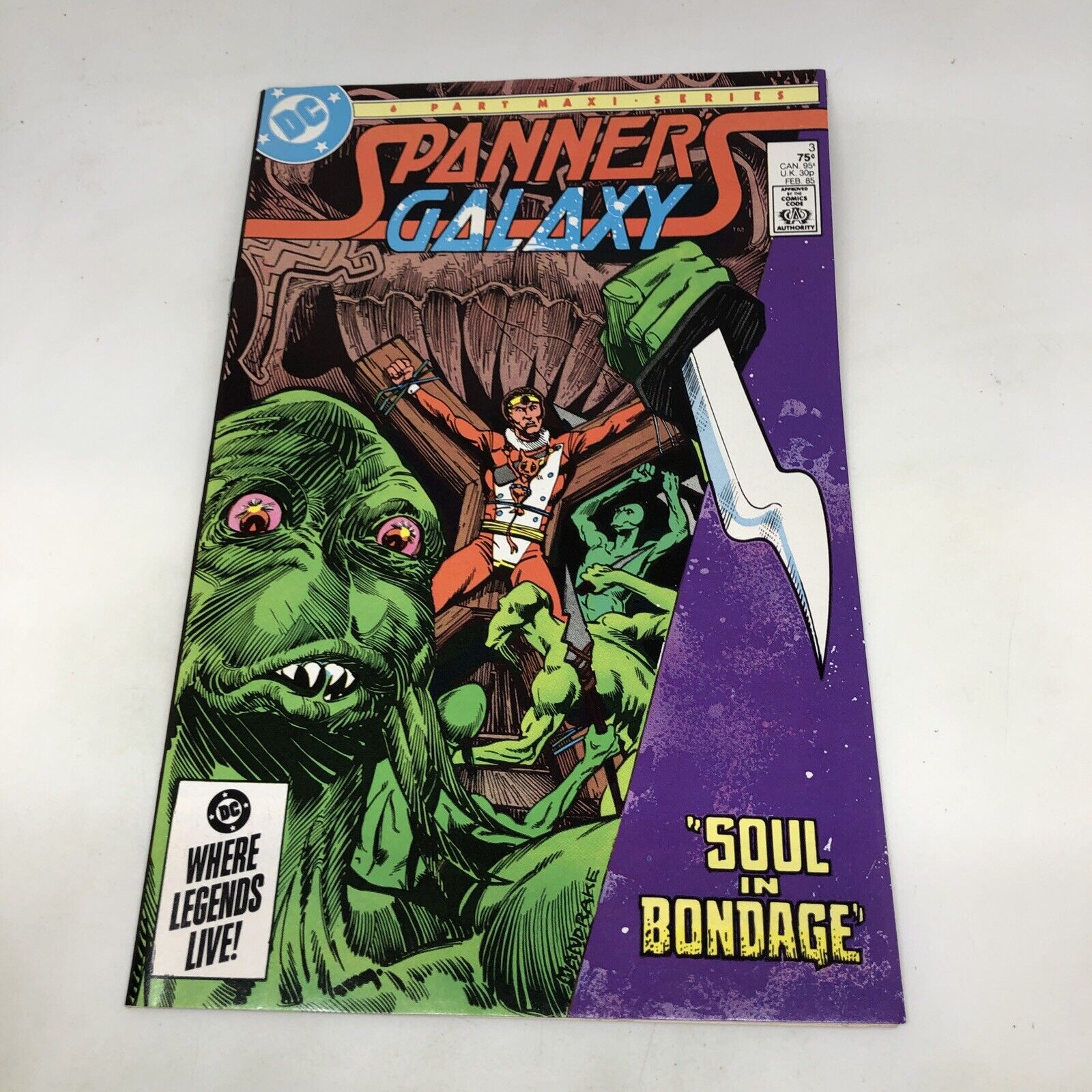 Spanners Galaxy #3 Feb. 1985 DC Comics 