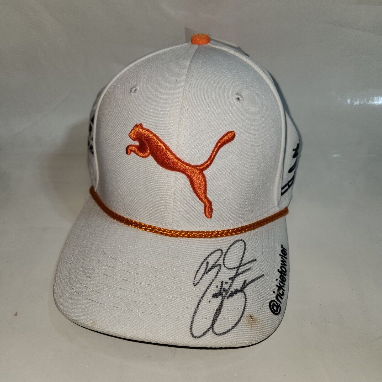 Rickie Fowler Signed Puma Golf Snapback Hat Pga Tour Autographed Cobra Exclusive