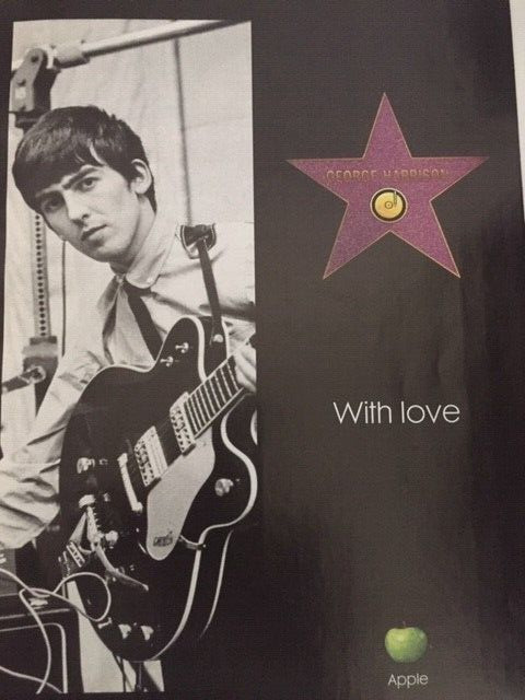 GEORGE HARRISON of BEATLES Hollywood Walk of Fame Star Hollywood Reporter 2009