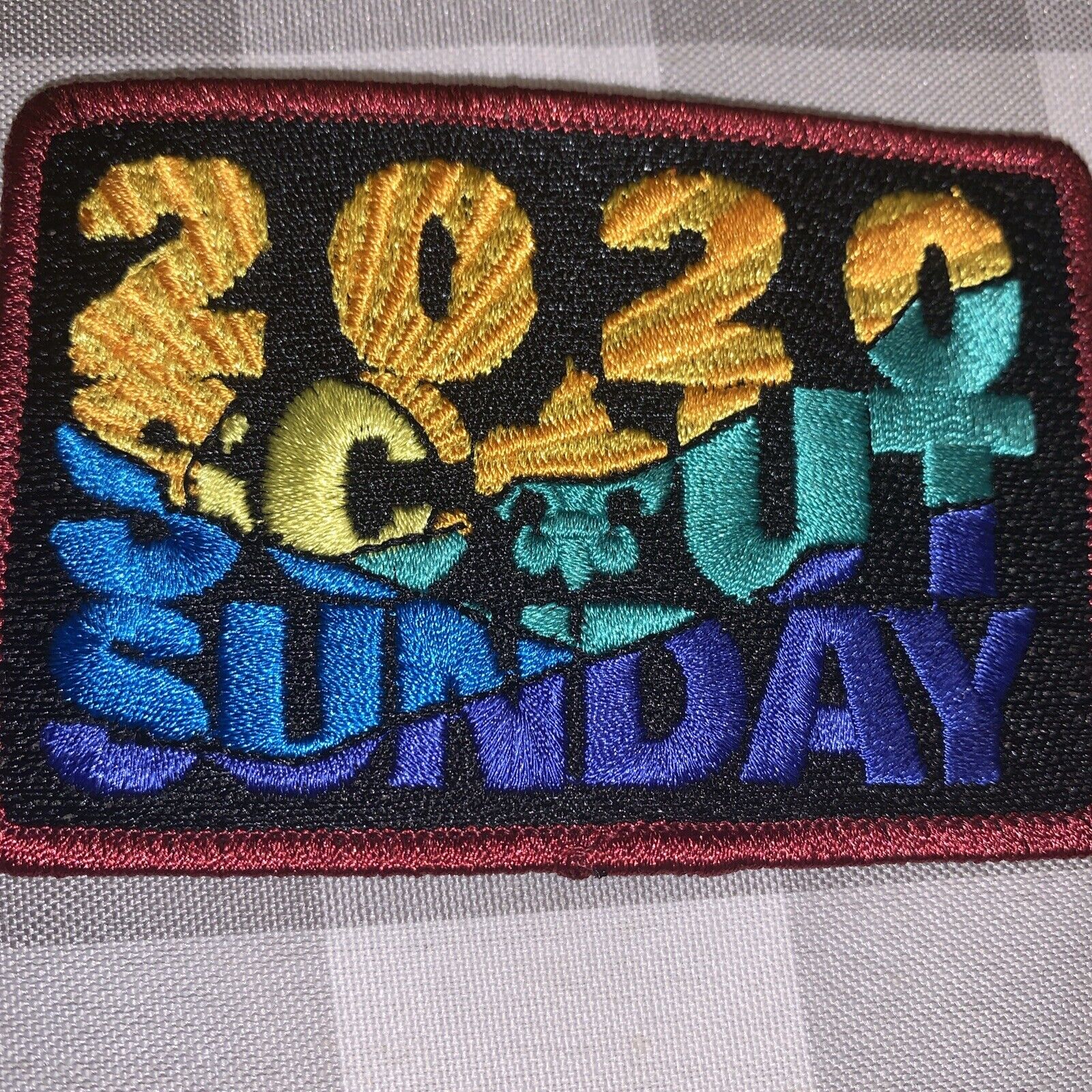 BSA Boy Scouts Of America Scout Sunday Patch