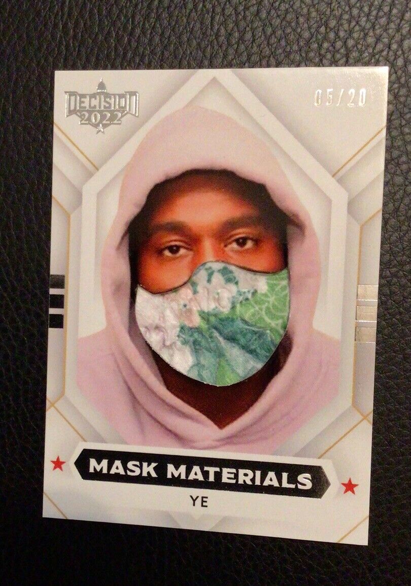 Kanye West 2022 Leaf Decision 2023 Update Mask Materials YE #5/20
