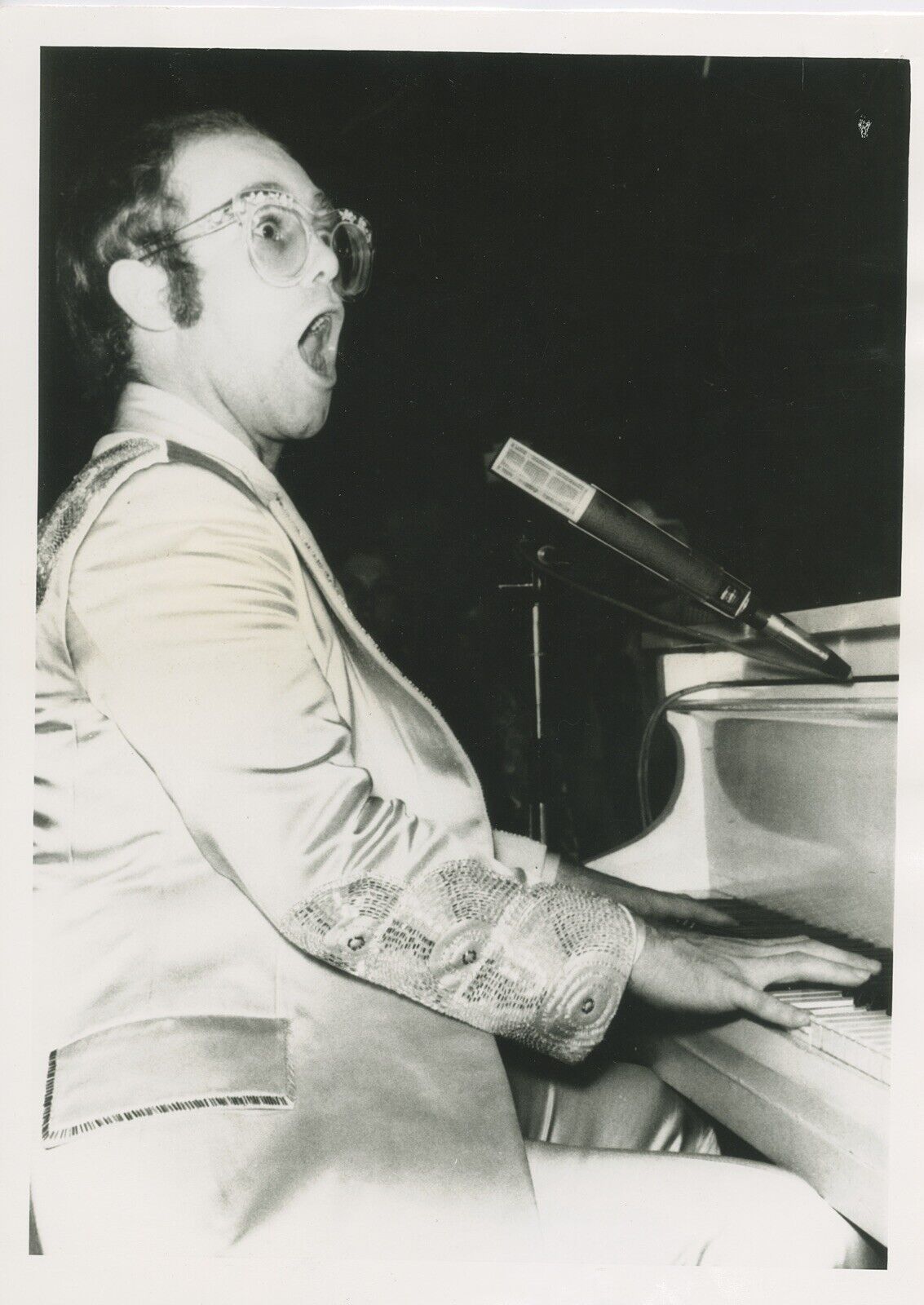 Elton John English  Singer  Pianist Music Composer A2873 A28 Original  Photo