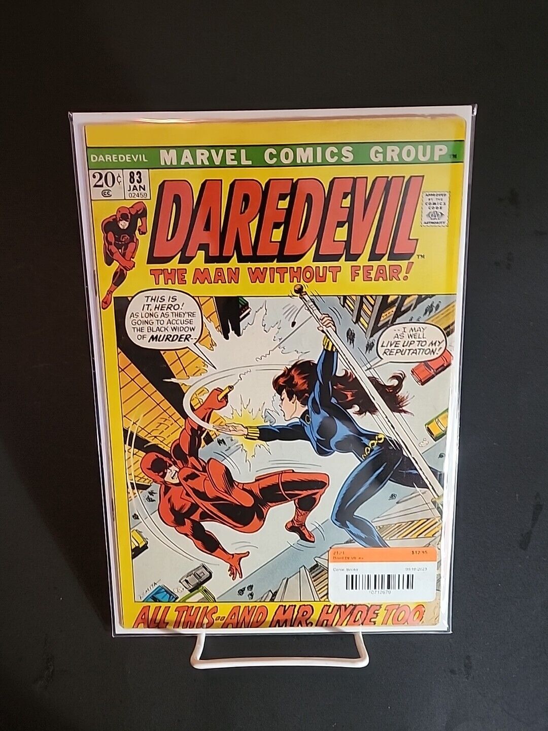 Daredevil #83 (Marvel 1972) Black Widow Appearance - John Romita Cover 