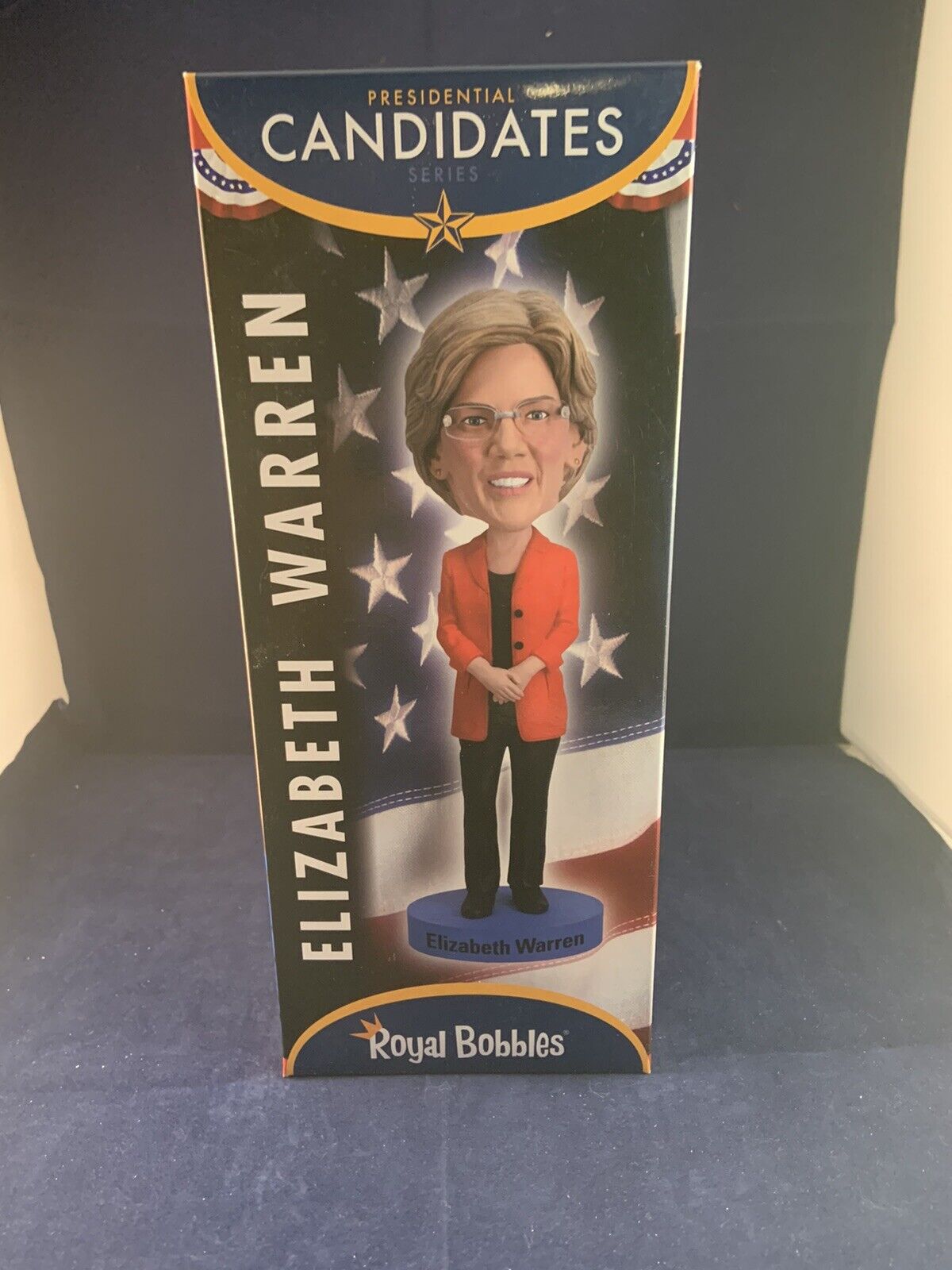 ELIZABETH WARREN 2020 Royal Bobbles Bobblehead Presidential Candidate NEW In Box