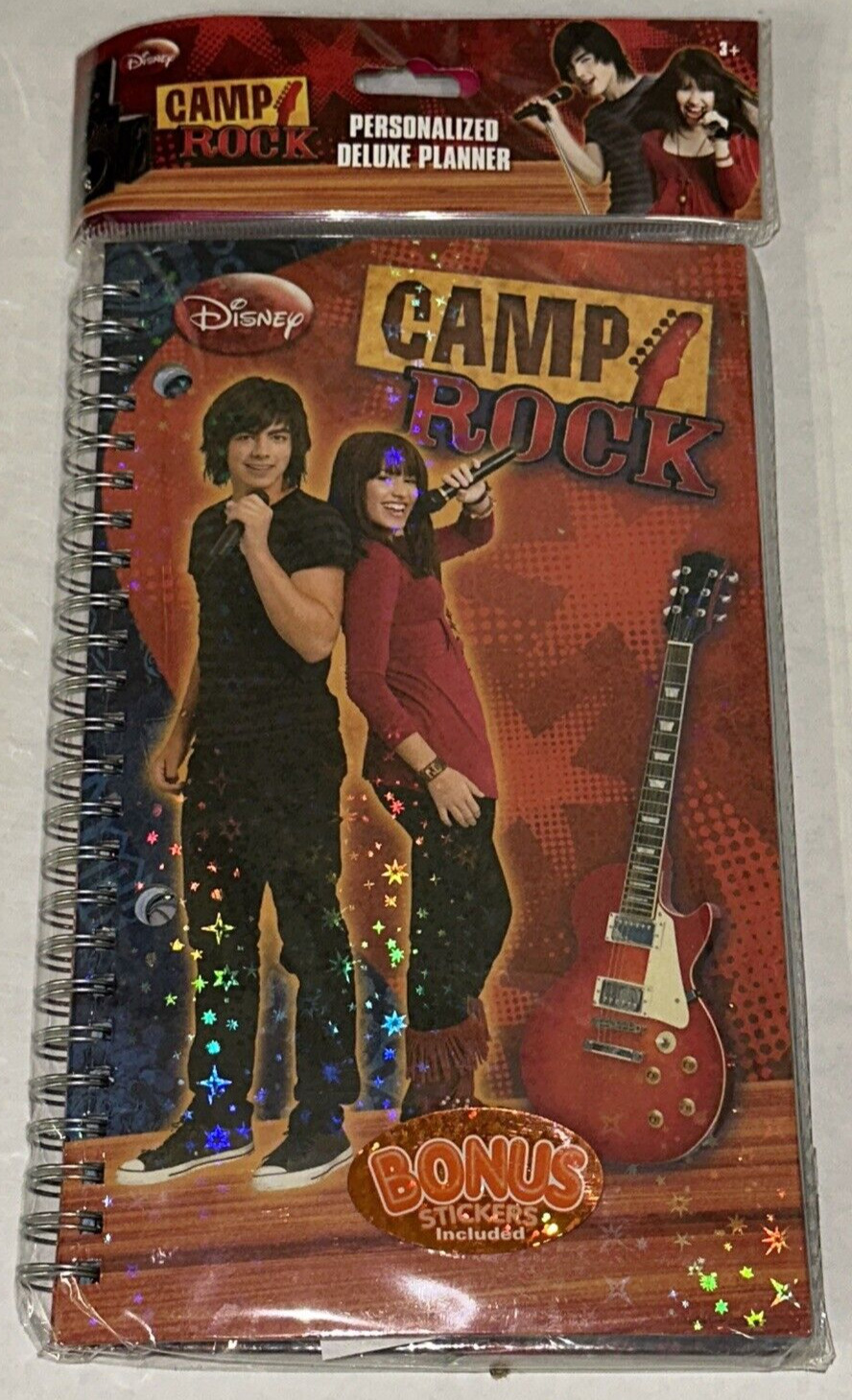 Camp Rock Personalized Deluxe Planner Disney Joe Jonas Brothers Demi Lovato New