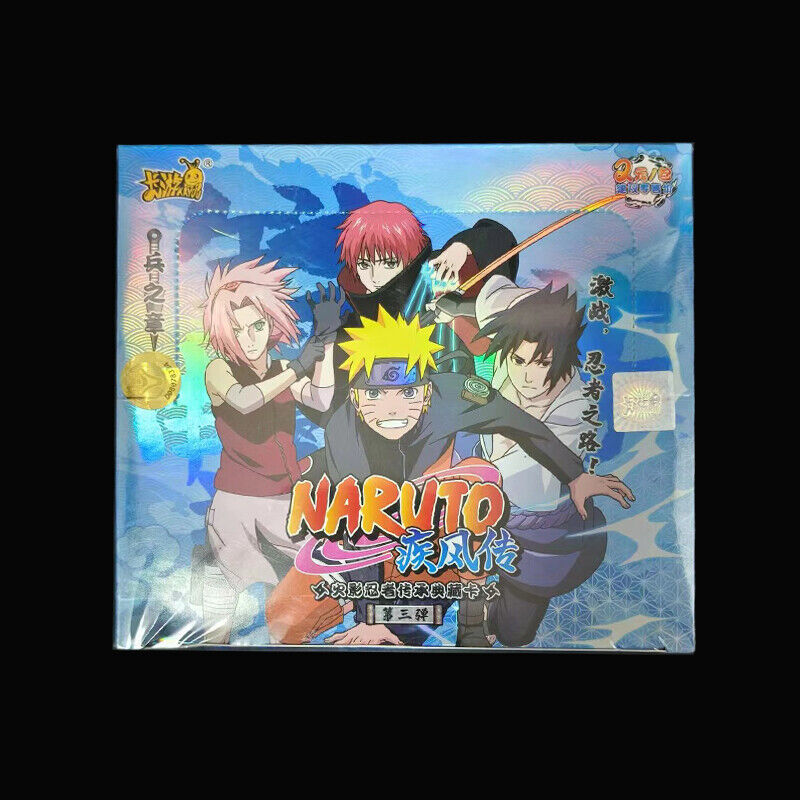 Kayou Naruto Tier 2 - Waves1-6 Box Authentic Sealed Booster Lot Collection Card