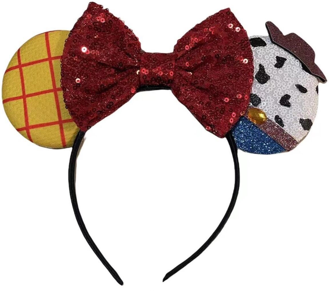 Minnie Mickey Mouse Ears headband Disney Woody Toy Story Princess HANDMADE