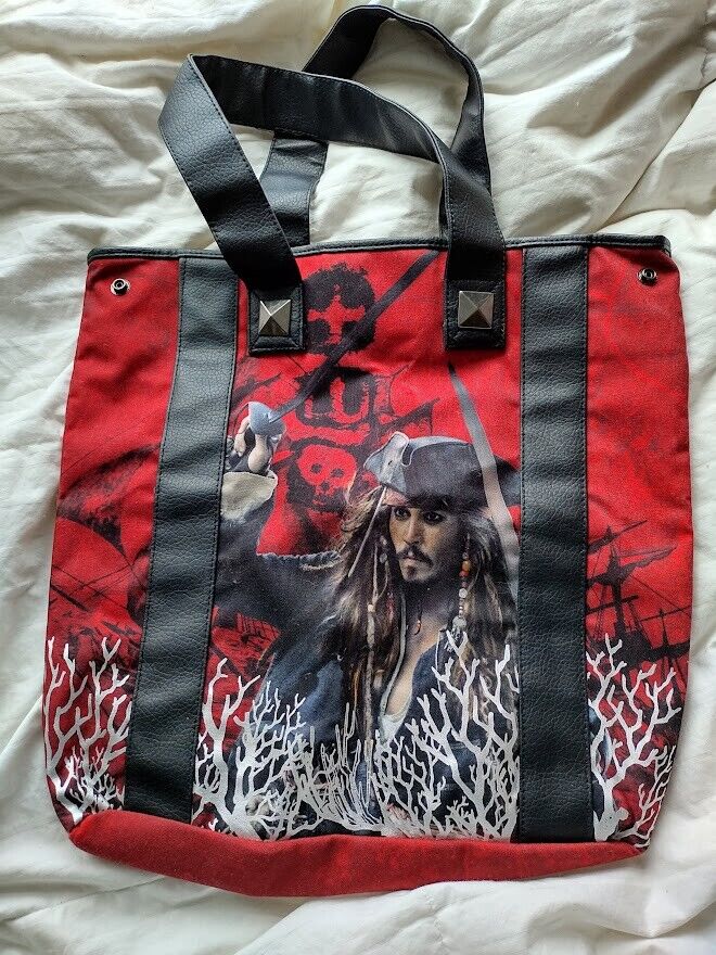 Pirates of the Caribbean Johnny Dep jack Sparrow Tote bag Disney