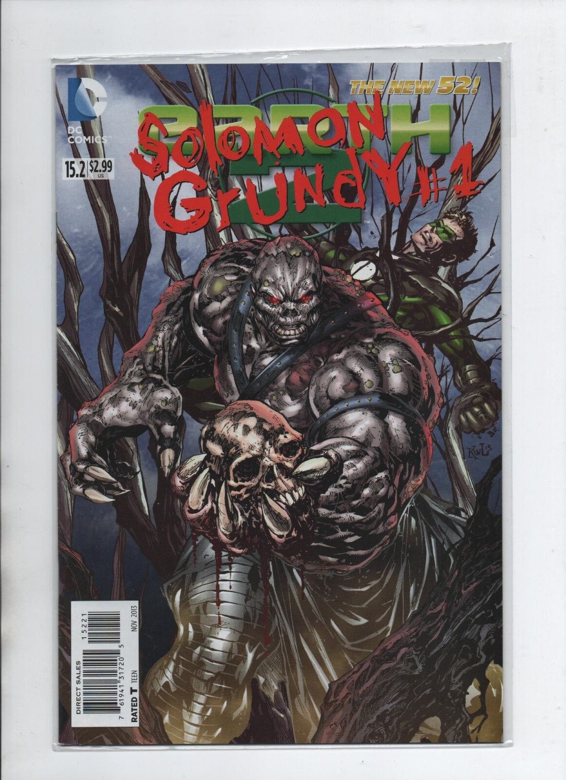 Earth 2 - Solomon Grundy #1 - The New 52 - DC Comics - Rated T. 