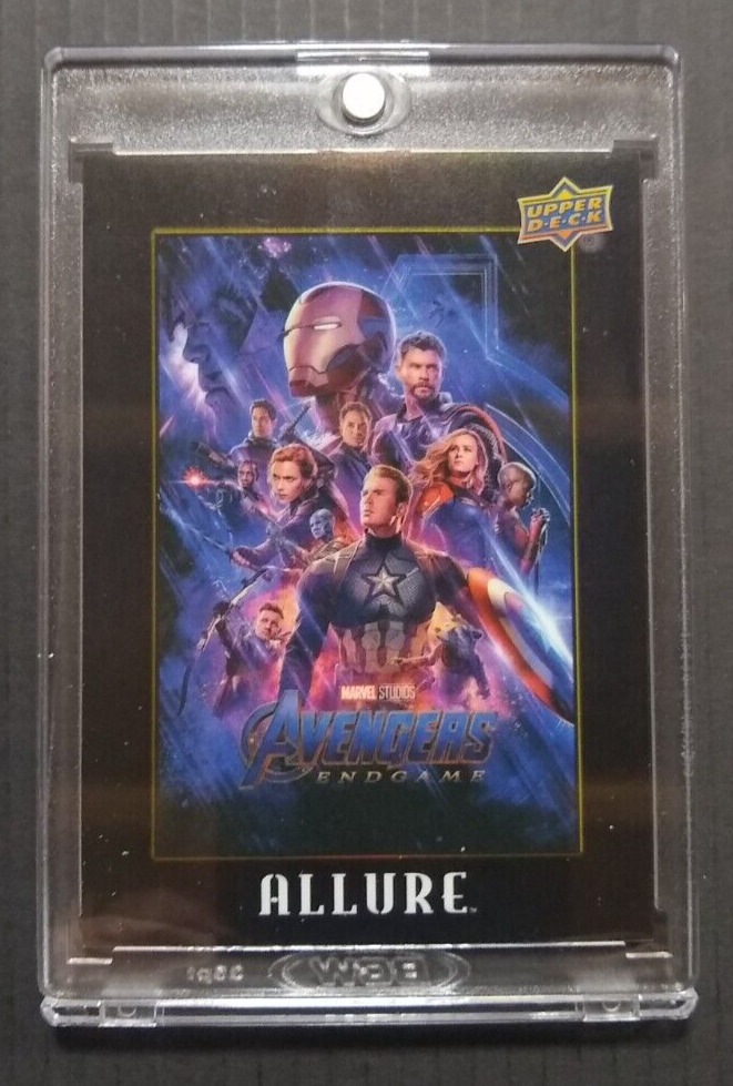2022 Upper Deck Marvel Allure Movie Posters Avengers Endgame In Lights #ed 16/99