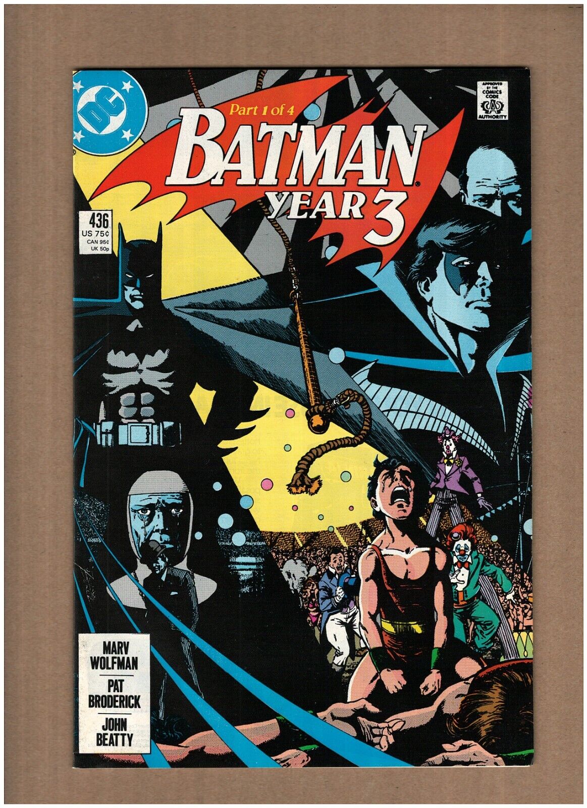 Batman #436 DC Comics 1989 Year 3 Robin 1st Tim Drake VF+ 8.5