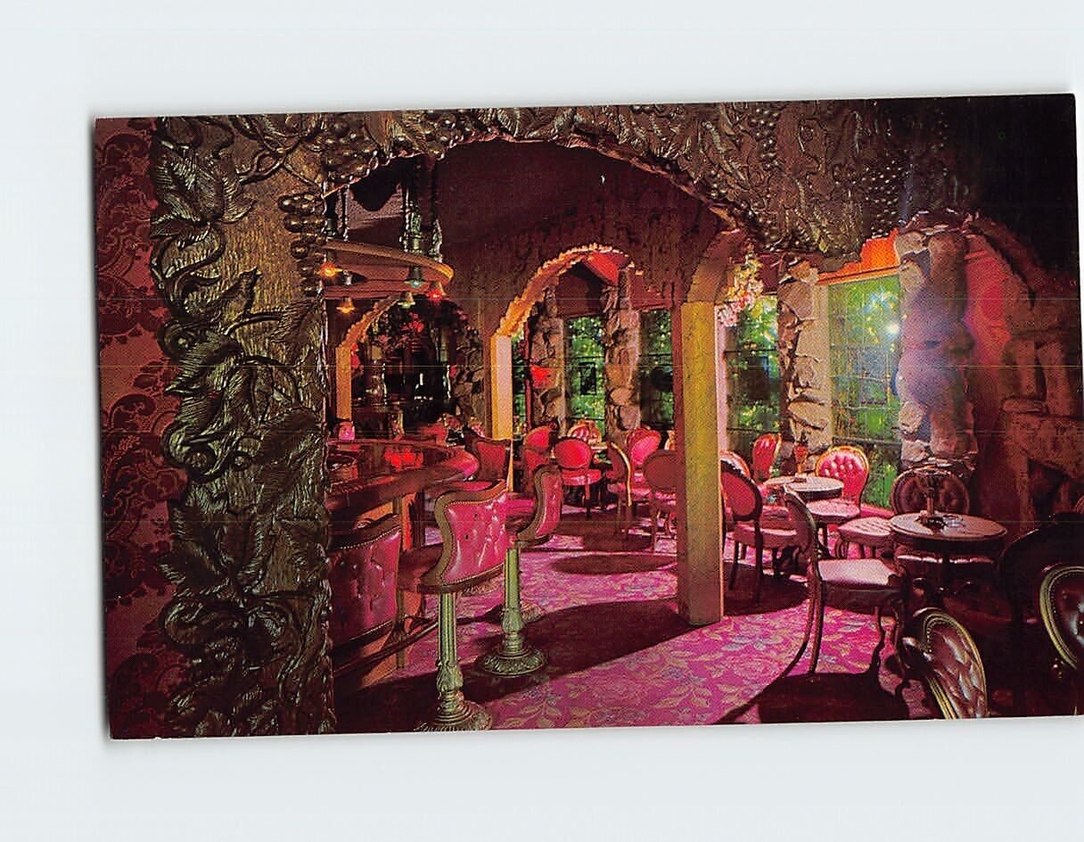 Postcard Upstairs Cocktail Bar And Lounge Madonna Inn San Luis Obispo CA USA
