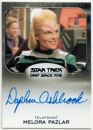 Women of Star Trek A&I - Daphne Ashbrook as Melora Pazlar - DS9 Aliens Auto