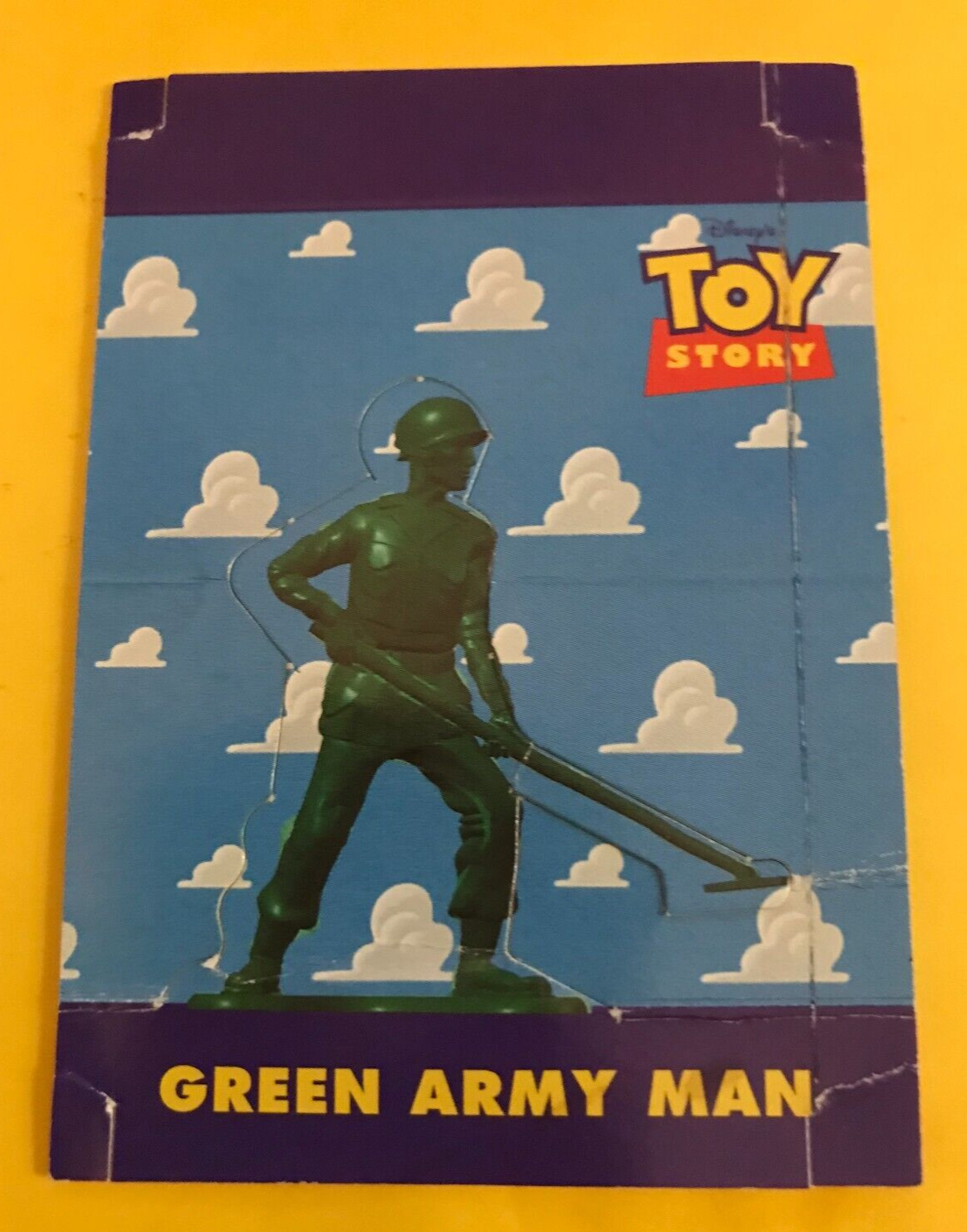 1995 SKYBOX Disney TOY STORY Pop-Up Card #71 Green Army Men