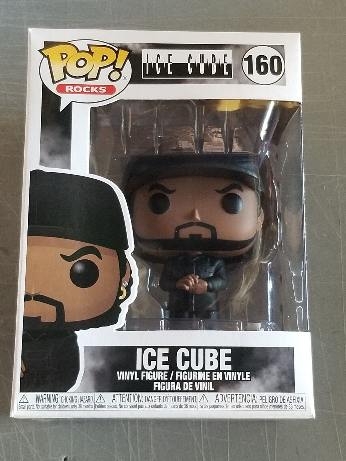 Ice Cube Funko Pop Rocks Figure 160 New Sealed NWA Rap Rapper Hip Hop LEGEND