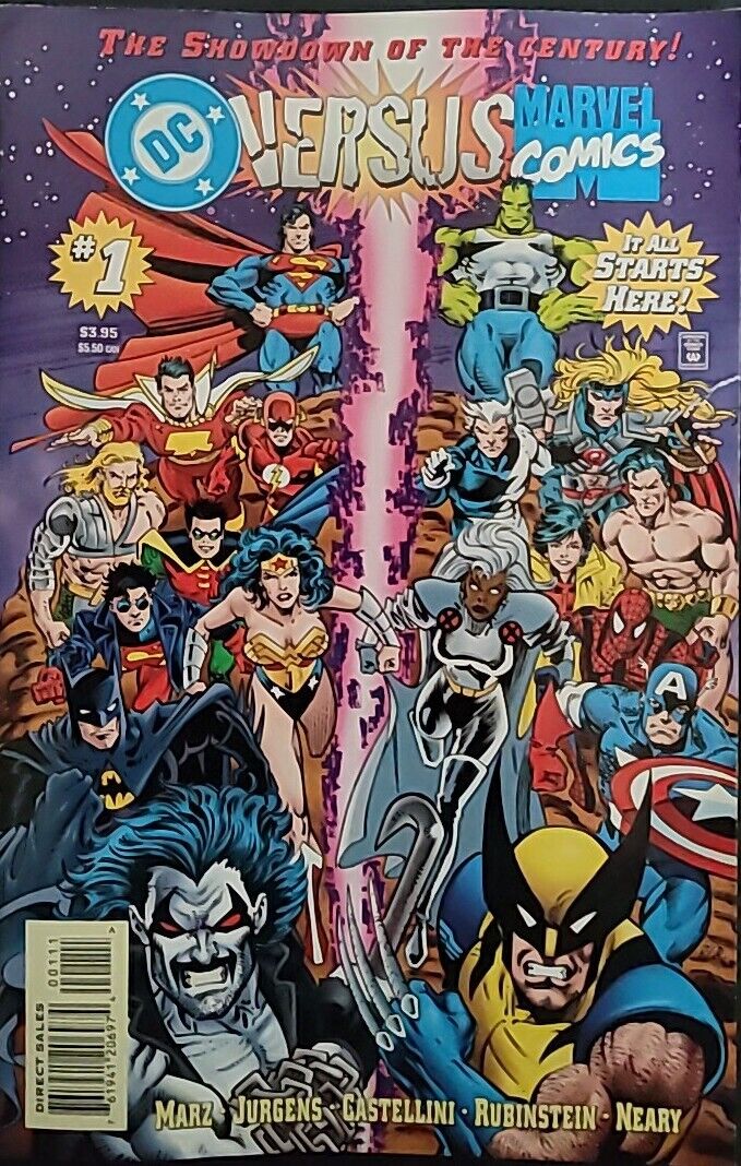 DC vs Marvel Comics #1 • 1996 1st print • DC Comics • 1996