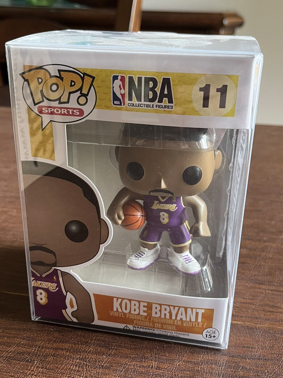 Kobe Bryant Funko Pop Jersey #8 Extremely RARE Misprint / Error Box 