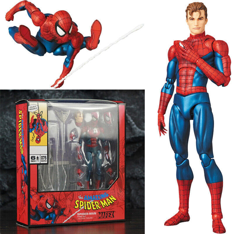 No.075 Marvel The Amazing Spider-Man Movable Comic Ver. Action Figure Box Set