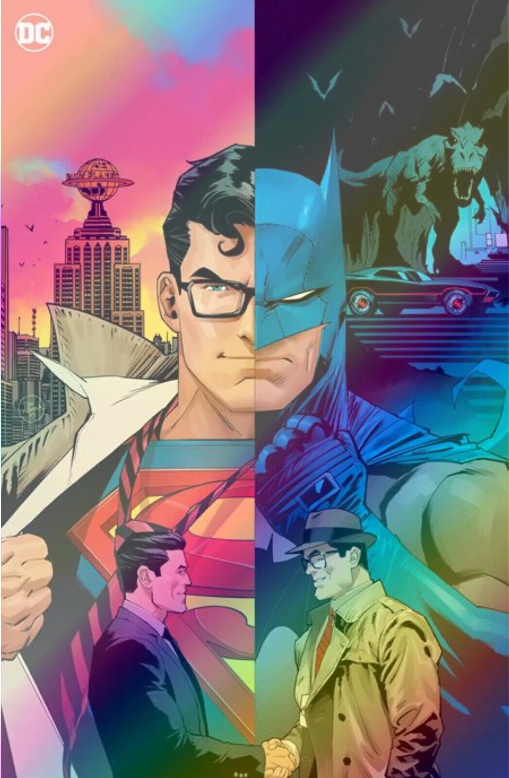 BATMAN/SUPERMAN: WORLD'S FINEST #18 (DAN MORA FOIL VARIANT) COMIC BOOK ~ DC NM
