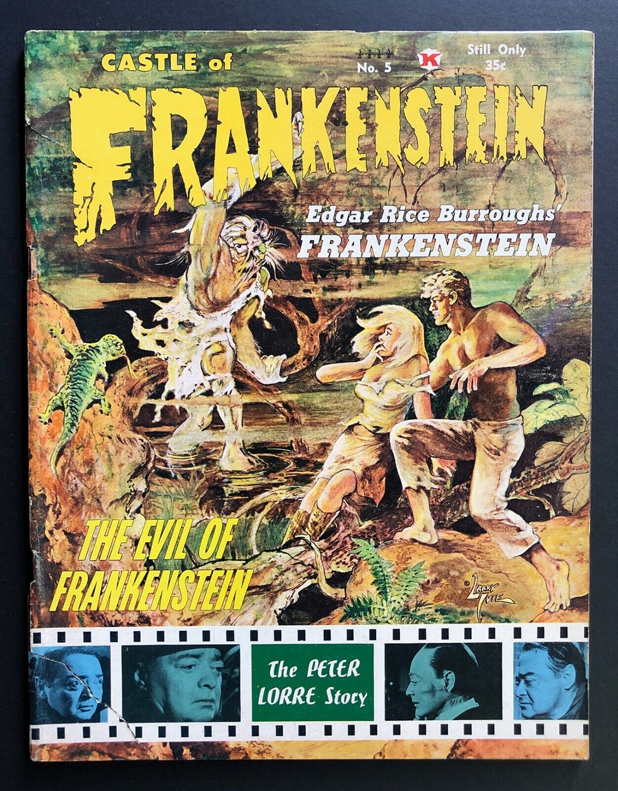 Castle of Frankenstein Magazine 5 1964 VG Frank Frazetta Reed Crandall Burroughs