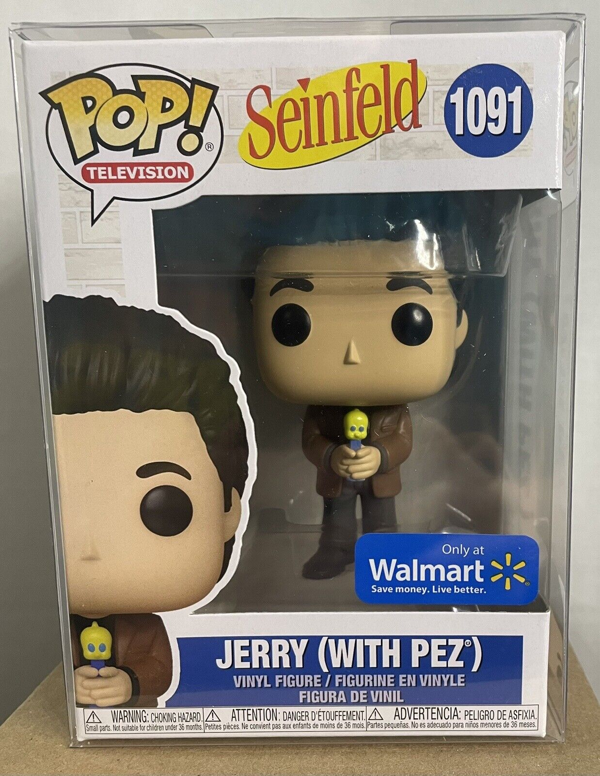 Funko POP Television Seinfeld Jerry With Pez Walmart 1091
