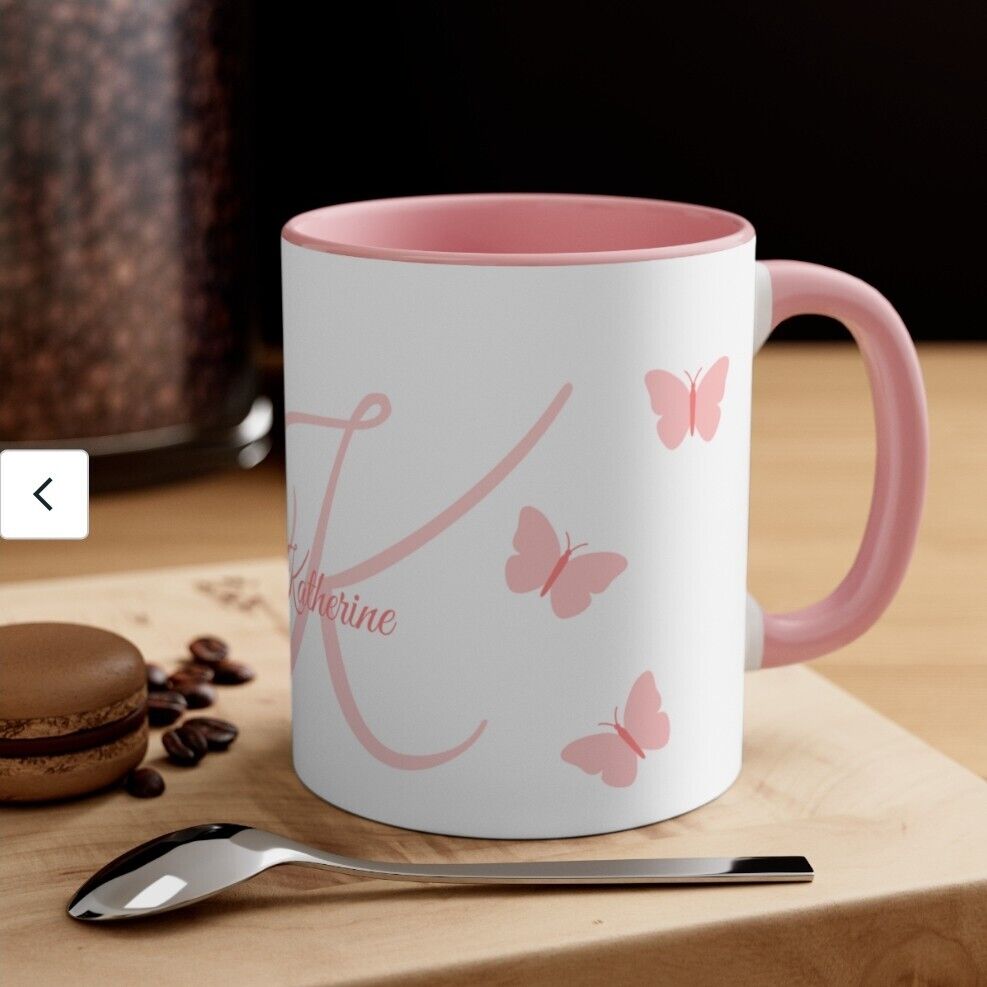 Personalized Custom  Name Love Coffee Mug Ceramic Cup  11oz Valentin 'S Day Gift