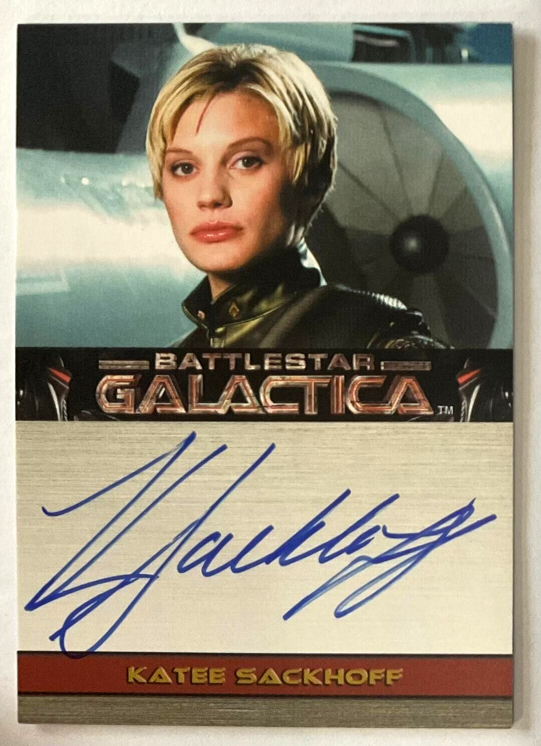 Battlestar Galactica Premiere Edition Autograph Card Katee Sackhoff as Starbuck