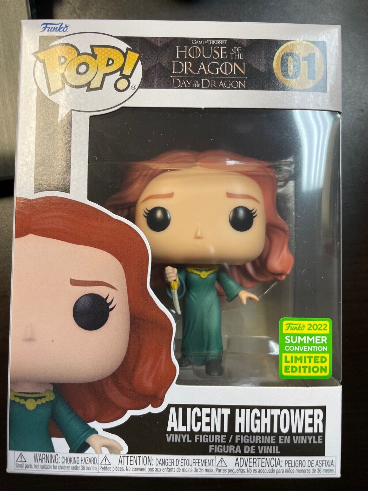ALICENT HIGHTOWER HOUSE OF THE DRAGON 2022 SDCC FUNKO POP