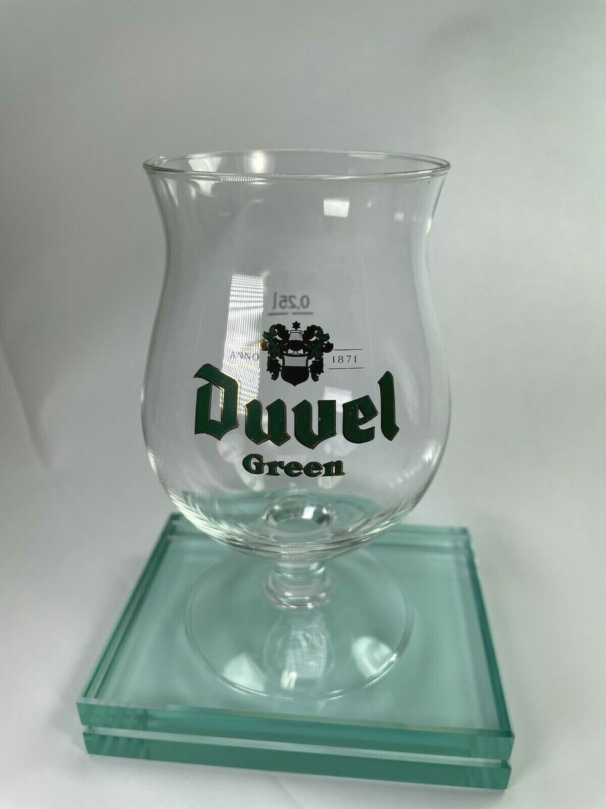 Duvel Moortgat Brewery Green Tulip Glass One of the First Duvel Designer Made 