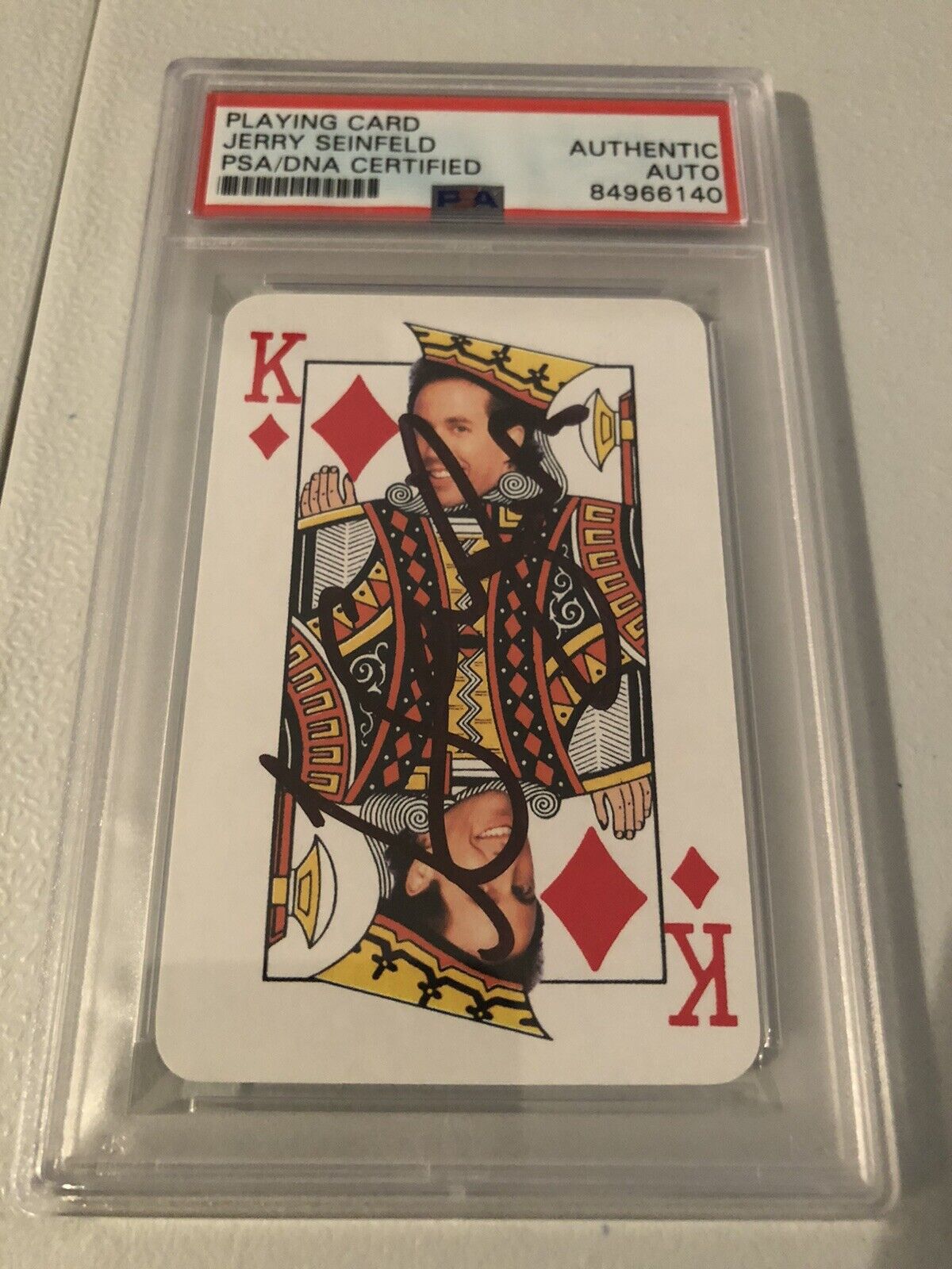 Seinfeld Playing Cards Jerry Seinfeld Signed PSA Authentic Auto 