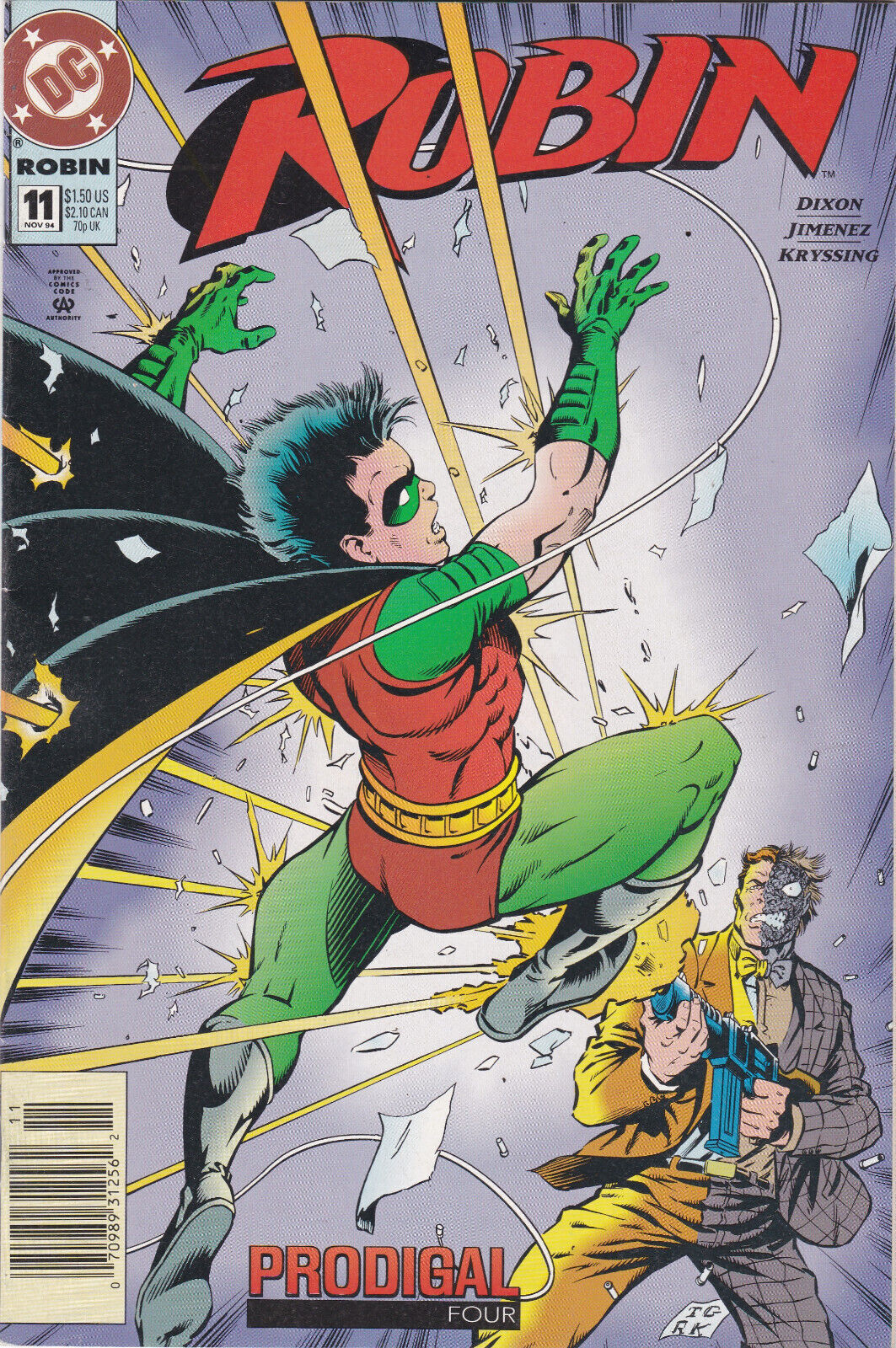 Robin #11, Vol. 2 (1993-2009) DC Comics, High Grade,Newsstand