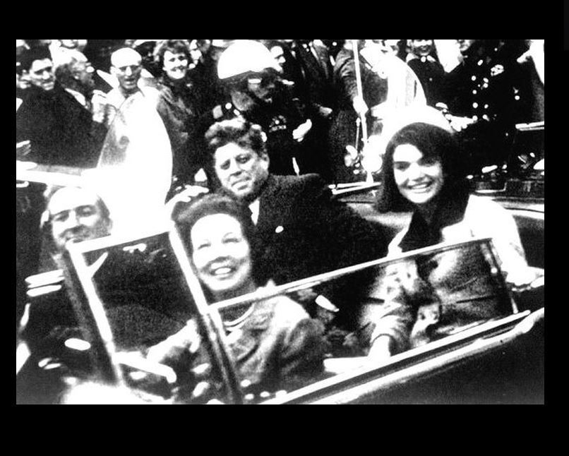 John F Kennedy Seconds Before Shot PHOTO Motorcade Assassination Limousine 1963 