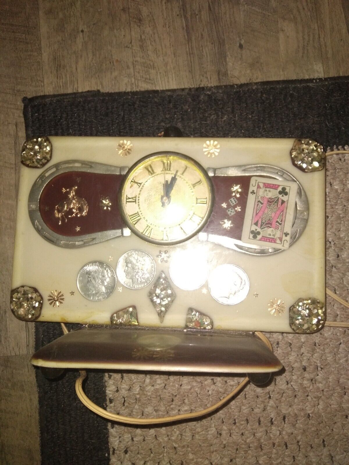 vintage lanshire casino clock