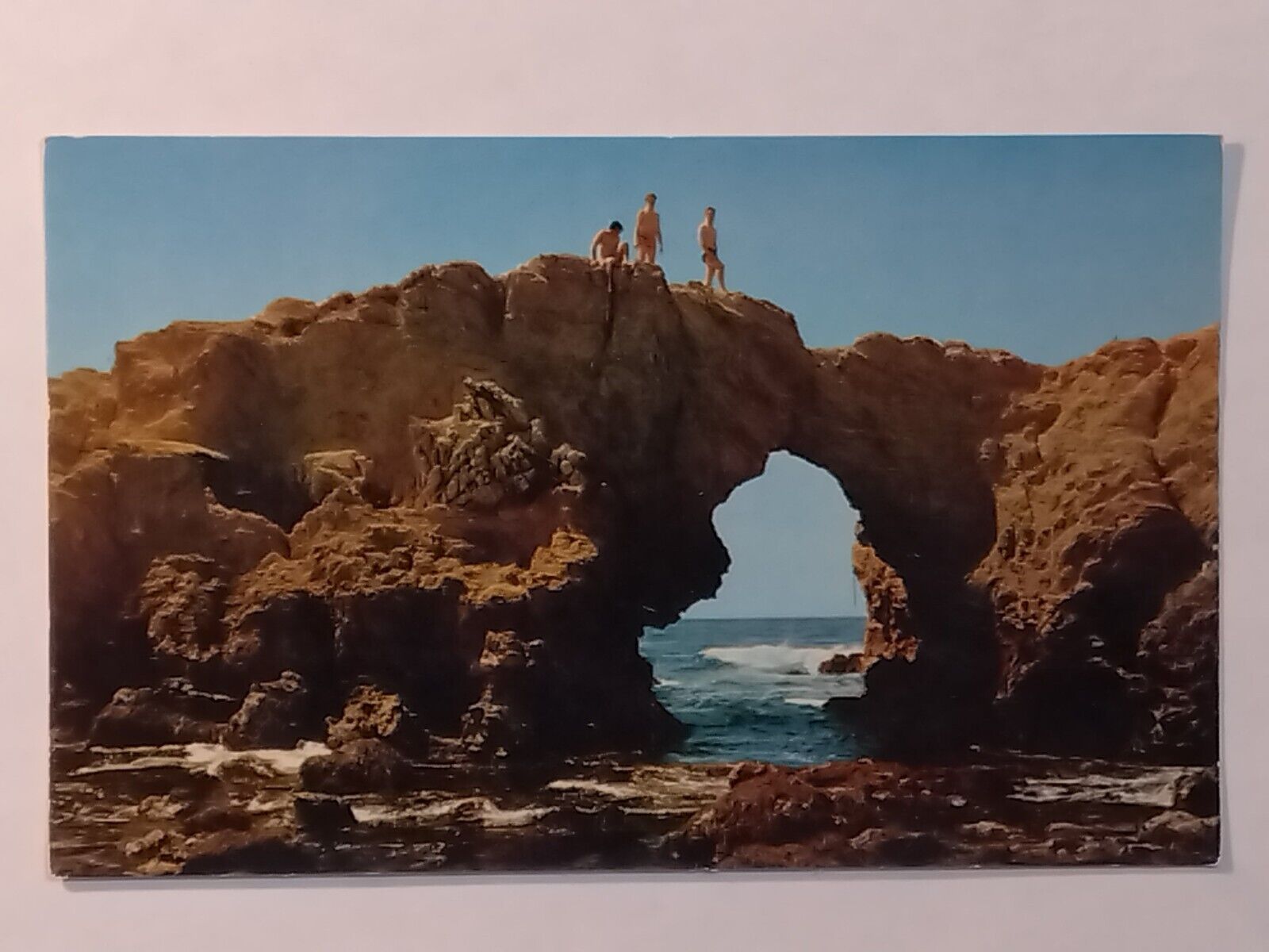 The Arch Rock Corona Del Mar California  Postcard 