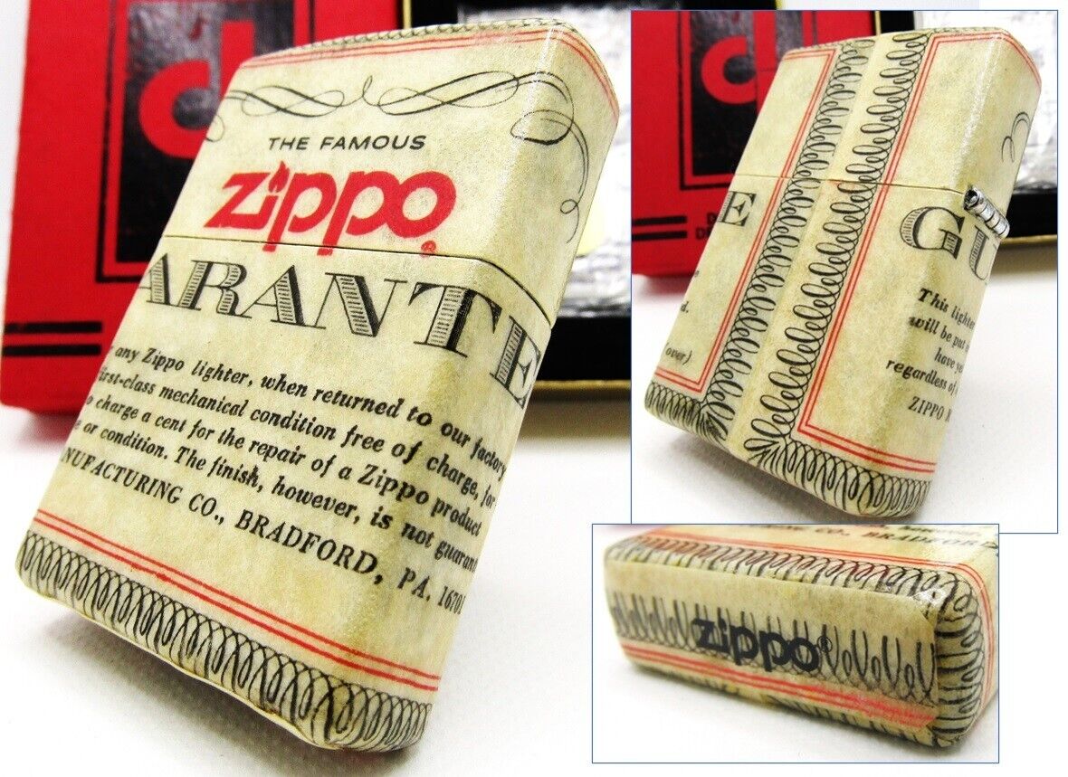 Guarantee Full Wrapped Zippo 2002 MIB Rare