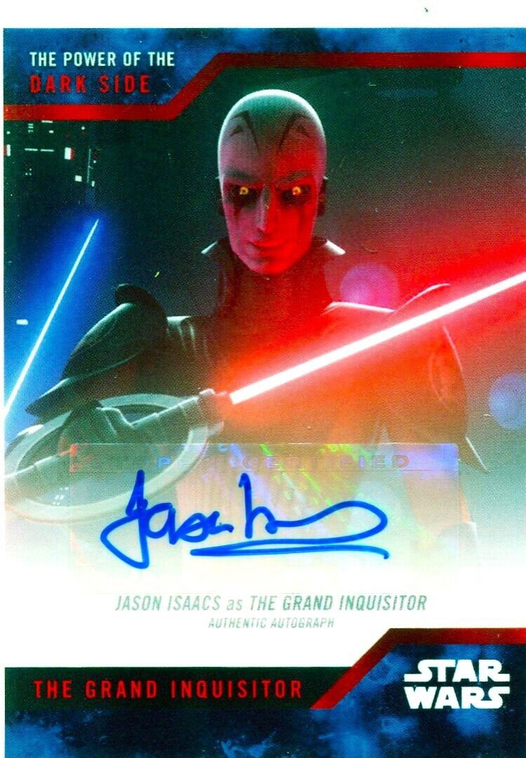 2019 Topps-Star Wars -Power of the Dark Side-Auto *The Grand Inquisitor* NM Nice