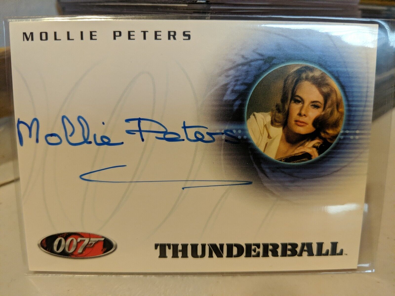 James Bond The Quotable 007 Mollie Peters In Thunderball A33 Autograph Card 2004