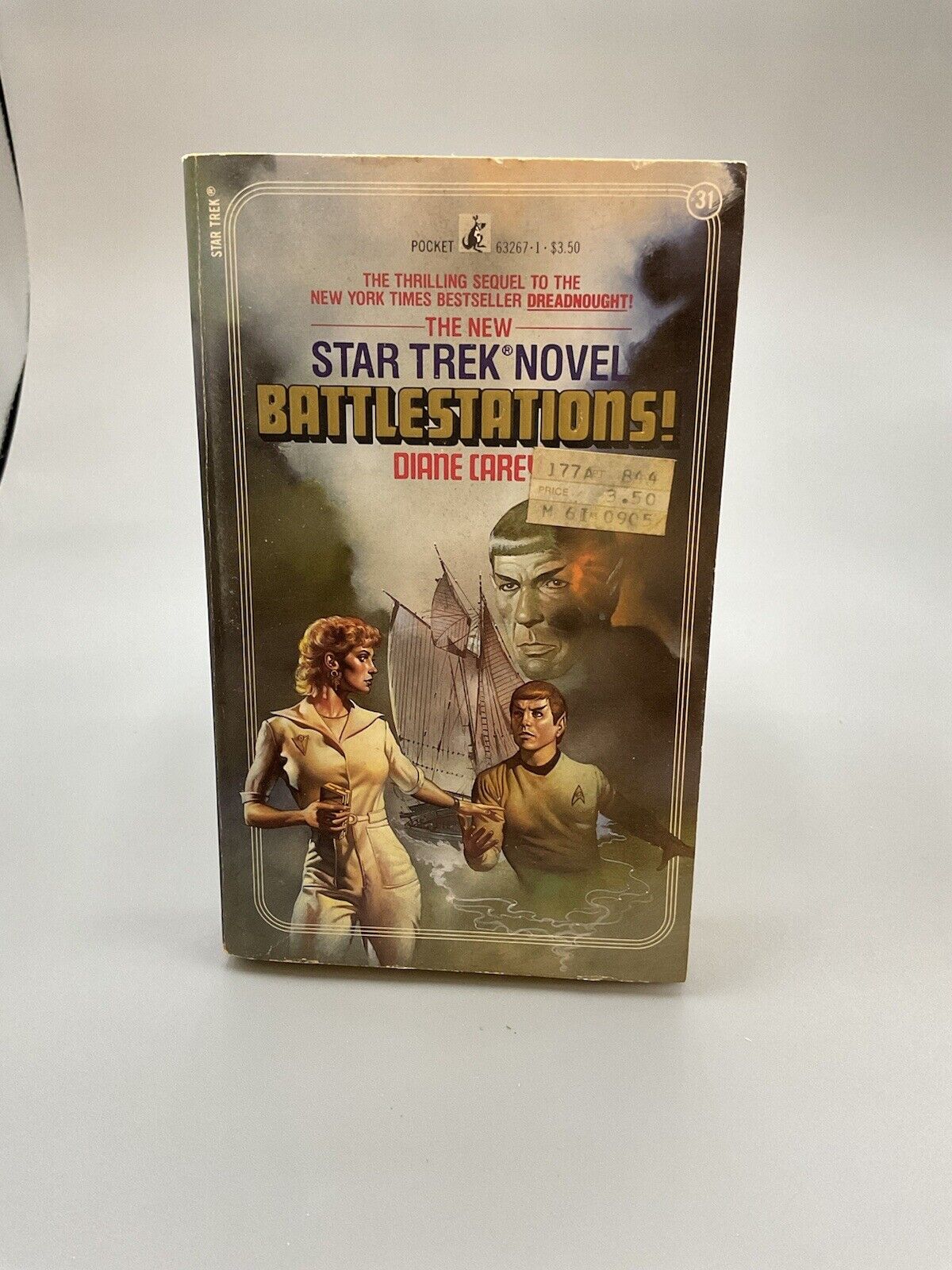Star Trek Battlestations Diane Carey Vintage Paperback Free S+H
