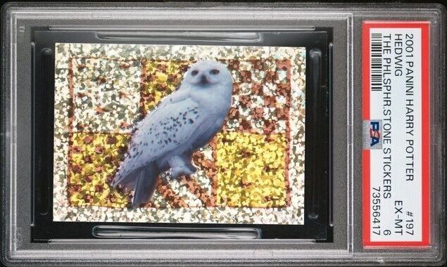 Hedwig 2001 Panini The Philosopher\'s Stone Stickers PSA 6 #197