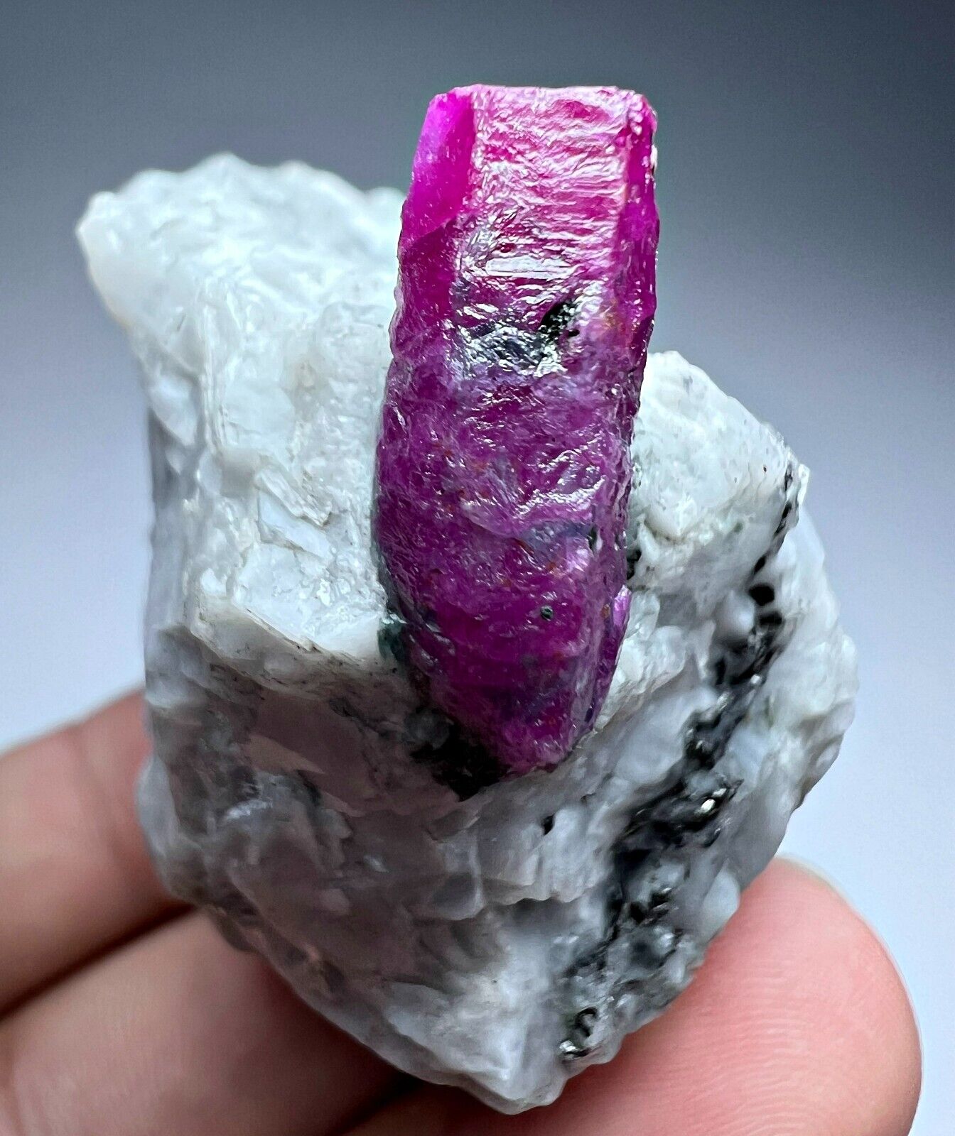 107 GM full terminated Top quality Ruby crystal on Matrix @ Jegdalek Afghanistan