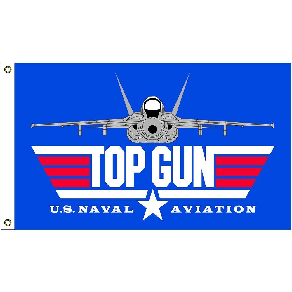 Top Gun U.S. Naval Aviation Flag 3\'x\'5\'