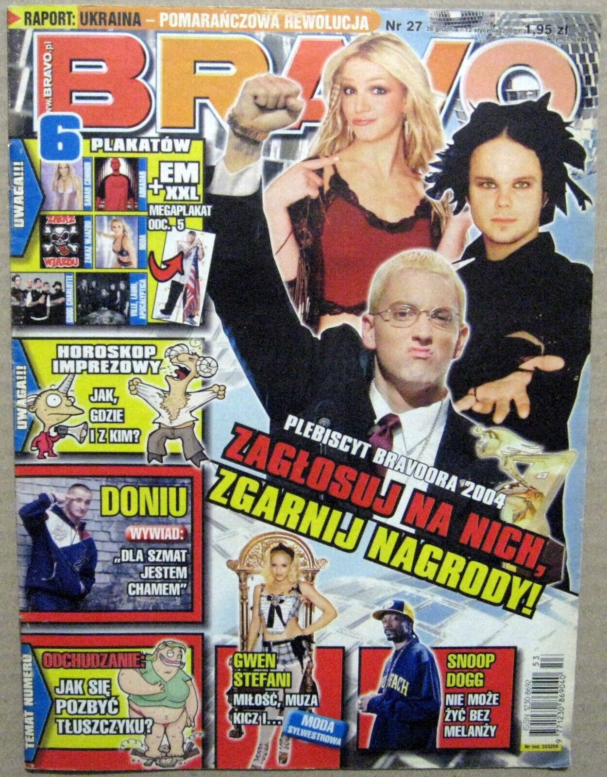Magazine 2005 Poland Eminem Britney Spears Gwen Stefani Snoop Dogg