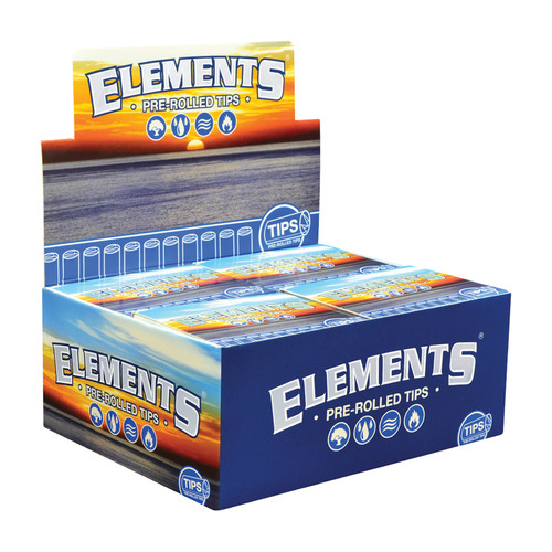 SEALED BOX of ELEMENTS PRE ROLLED TIPS - 20 PACKS - 21 PER PACK - Ready to Roll